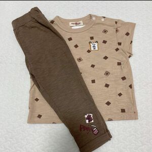 新品　パジャマ　上下セット　半袖　90サイズ PUFF2KIDS ぱふつーきっず　保育園　 Tシャツ 男の子