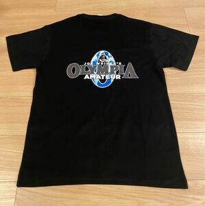 オリンピアTシャツブラック　サイズL フィジーク　ボディビル　フィットネス　ジム