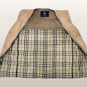 r2_2927k BURBERRY バーバリー ダウンキルティング コートライナー 裏地ノバチェック サイズMの画像3