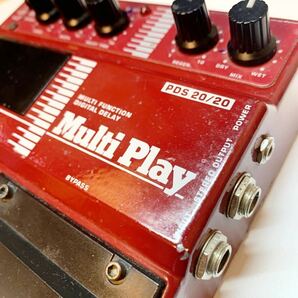 レアエフェクター 動作品 DigiTech DOD PDS 20/20 MULTI PLAY DELAY デジテック ホールドデジタルディレイ ビンテージ MADE IN USAの画像6