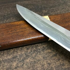 ☆中古品☆ 伝統工芸士 佐治武士作 木製鞘 サバイバルナイフ アウトドアナイフ シースナイフの画像5