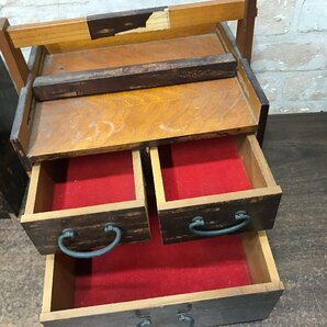 ☆中古品☆ 桜皮細工 皿 小箪笥 等 まとめ売りの画像8