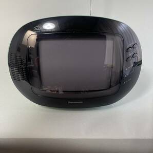 ジャンク パナソニック ピエドラ ポータブルTV Panasonic TH-8U3 piedra 昭和レトロ レトロポップ サイバー スペースエイジ B4の画像2