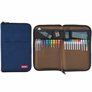 [Lihit lab.]lihi tiger b pen case Flat Indigo 