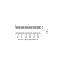 ARIA　アリア ギター用6連ペグ　AT-300G_画像3