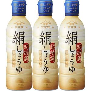 ヤマサ 絹しょうゆ 450ml×3本 450ミリリットル (x 3)