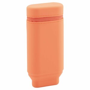 lihi tiger b stand pen case oval type orange A7694-4