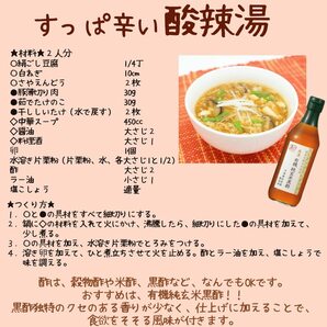 内堀醸造 美濃有機純玄米黒酢 360ml 有機純玄米黒酢 1 本の画像4