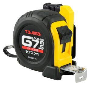 タジマ (Tajima) コンベックス 7.5m×25mm セフコンベGロック25 SFGL2575BL