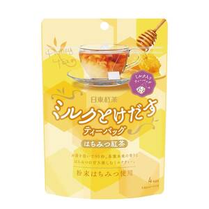 三井農林 日東紅茶 ミルクとけだすティーバッグはちみつ紅茶 4袋×6個