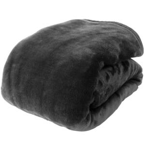 AQUA ( aqua ) mofuamofa blanket blanket ...... black single winter warm smooth .... premium my 