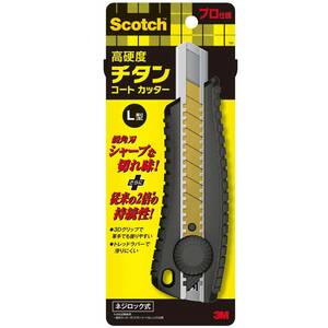 3M スコッチ カッター チタンコート PRO ネジロック式 Lサイズ 刃長さ100mm TI-DLD