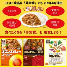 大塚食品 ボンカレーゴールド 中辛 180g×5個 レンジ調理対応_画像7