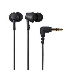 Audio Technica イヤホン ATH-CK350X カナル型 有線 ブラック 再生プラスチック配合 抗菌 ATH-CK350X BK