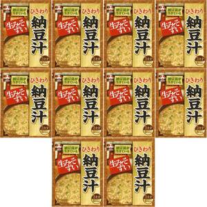 旭松食品 袋入 生みそずい ひきわり納豆汁3食 46.5g ×10個
