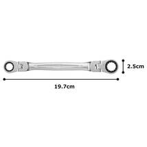 トネ(TONE) 両首振ラチェットめがねレンチ RMFW-1113 二面幅11×13mm_画像5