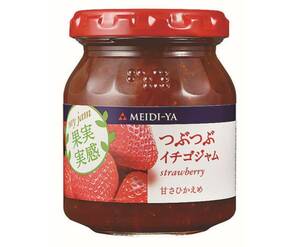  Meiji shop fruits real feeling .... strawberry jam 160g×12 piece 