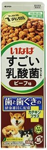 いなば すごい乳酸菌クランキー 牛乳パック ビーフ味 380g