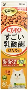 CIAO (チャオ) すごい乳酸菌クランキー 牛乳パック ほたて味 400g