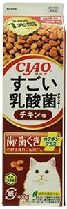 CIAO (チャオ) すごい乳酸菌クランキー 牛乳パック チキン味 400g