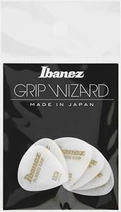 Ibanez 滑り止め素材を使用したピック Grip Wizard Series Rubber Grip Pick 1.0mm ホワイト 6枚パ