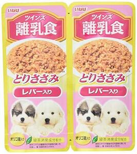 いなば ツインズ 離乳食 とりささみ レバー入り 80g(40g×2) 12個セット