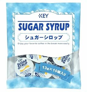 キーコーヒー シュガーシロップ ポーション (13g×10P)×10個