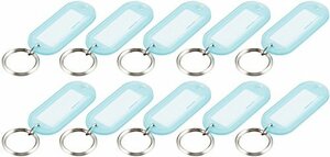 kokyo key holder type name . both sides display for large 10 piece pack light blue naf-210LBX10