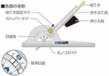 シンワ測定(Shinwa Sokutei) 丸ノコガイド定規 ジャスティーII 23cm 78176_画像5