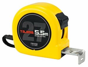 タジマ(Tajima) コンベックス 剛厚テープ5.5m×27mm ロック27 尺相当目盛付 L27-55SBL