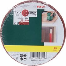 BOSCH(ボッシュ) ランダムサンダーペーパーセット125ｍｍφ PR-PEX125M25_画像3