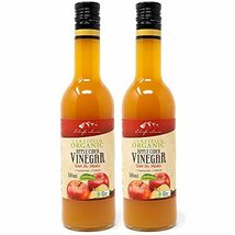 シェフズチョイス オーガニック アップルサイダービネガー 500ml Organic Apple Cider Vinegar with Moth_画像1