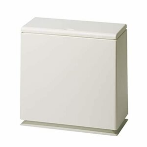 ideaco(イデアコ) ゴミ箱 フタ付き サンドホワイト 8.5L TUBELOR kitchen flap(チューブラー キッチンフラップ)