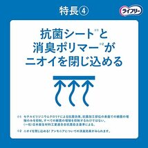 【大容量】 ライフリー さわやかパッド 男性用 250cc 一気に出る時も安心用 26cm 【ドッとモレも安心】ホワイト 18枚_画像9