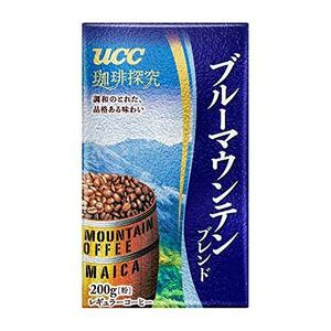 珈琲探究 UCC 珈琲探求 ブルーマウンテンブレンド レギュラーコーヒー(粉) 真空パック 200g レギュラー(粉)