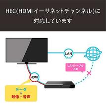 エレコム mini HDMI ケーブル 1m 4K × 2K対応 スーパースリム ブラック DH-HD14SSM10BK_画像4