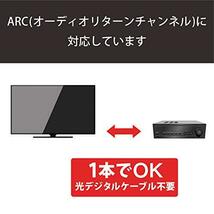 エレコム mini HDMI ケーブル 1m 4K × 2K対応 スーパースリム ブラック DH-HD14SSM10BK_画像5
