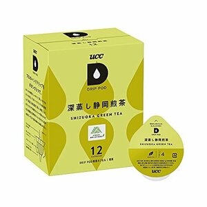 UCC Drip Pod Capsule Глубокий пар Shizuoka Sencha 12 чашек 36 г капсулы