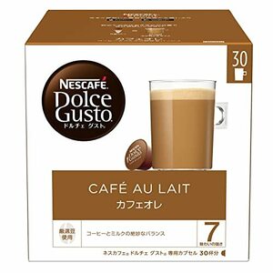 nes Cafe Dolce Gusto exclusive use Capsule cafe au lait 30P