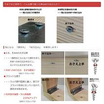 ダイドーハント (DAIDOHANT) 木工用造作ビス おさえ上手 (頭色ユニクロ) (呼び径d) 4.2 x (長さL) 17mm ワッシャー_画像6