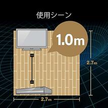 エレコム HDMI ケーブル 1m 4K × 2K対応 スーパースリム ブラック DH-HD14SS10BK_画像6