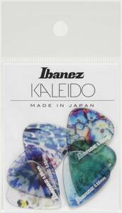 Ibanez アイバニーズ ピック6枚セット KALEIDOシリーズ Tritanを使用した、カラフルなデザイン ティアドロップ 【0.88mm