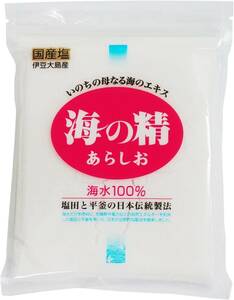 海の精 国産塩 伊豆大島産 あらしお 240g × 2