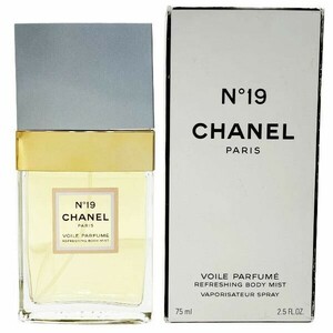 11934 Chanel body Mist NO.19vowaru puff me75ml CHANEL EAU DE PARFUM