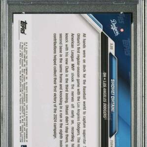 【PSA10】GEM MINT 2024 Topps Now #1 大谷翔平「ドジャースデビュー初安打初打点」Shohei Ohtani PSA鑑定 MLB Los Angeles Dodgers ③の画像2