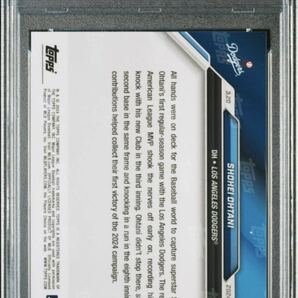 【PSA10】GEM MINT 2024 Topps Now #1 大谷翔平「ドジャースデビュー初安打初打点」Shohei Ohtani PSA鑑定 MLB Los Angeles Dodgers ①の画像2