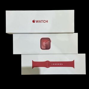 θ【新品未開封】Apple Watch Series9 41mm GPSモデル レッドアルミニウム/レッドスポーツバンド MRXL3J/A 完品 S68360882161の画像1