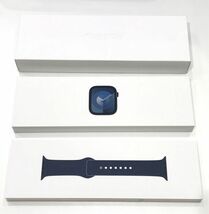 θ【新品未開封品】Apple Watch Series9 45mm GPS ミッドナイトアルミニウム/ストームブルースポーツバンド MR9Q3J/A 完品 S35963843376_画像2