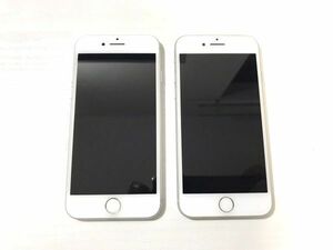 【中古美品Aランク】2台セット iPhone8 64GB ホワイト SIMフリー MQ792J/A バッテリ90%以上 ネットワーク利用制限【○】KUB240325040-41