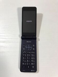 [Используемые товары] Aquos Mobile Phone SH-01J Navy SIM-каркажды Бесплатная батарея.